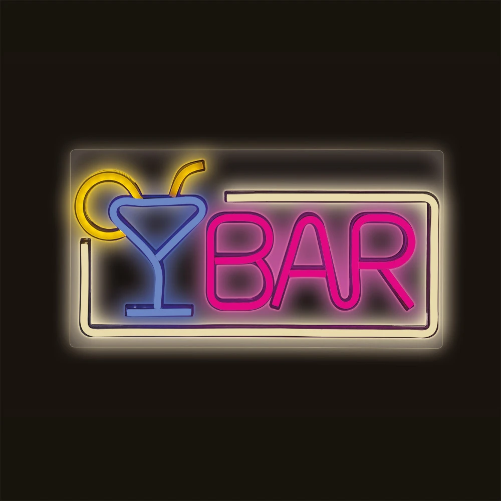 TelForceone Neoninė PLEXI LED BAR daugiaspalvė FPNE01X"Forever" šviesiai