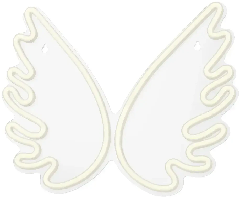 TelForceone Neoniniai PLEXI LED WINGS balti FPNE09X"Forever" šviesiai