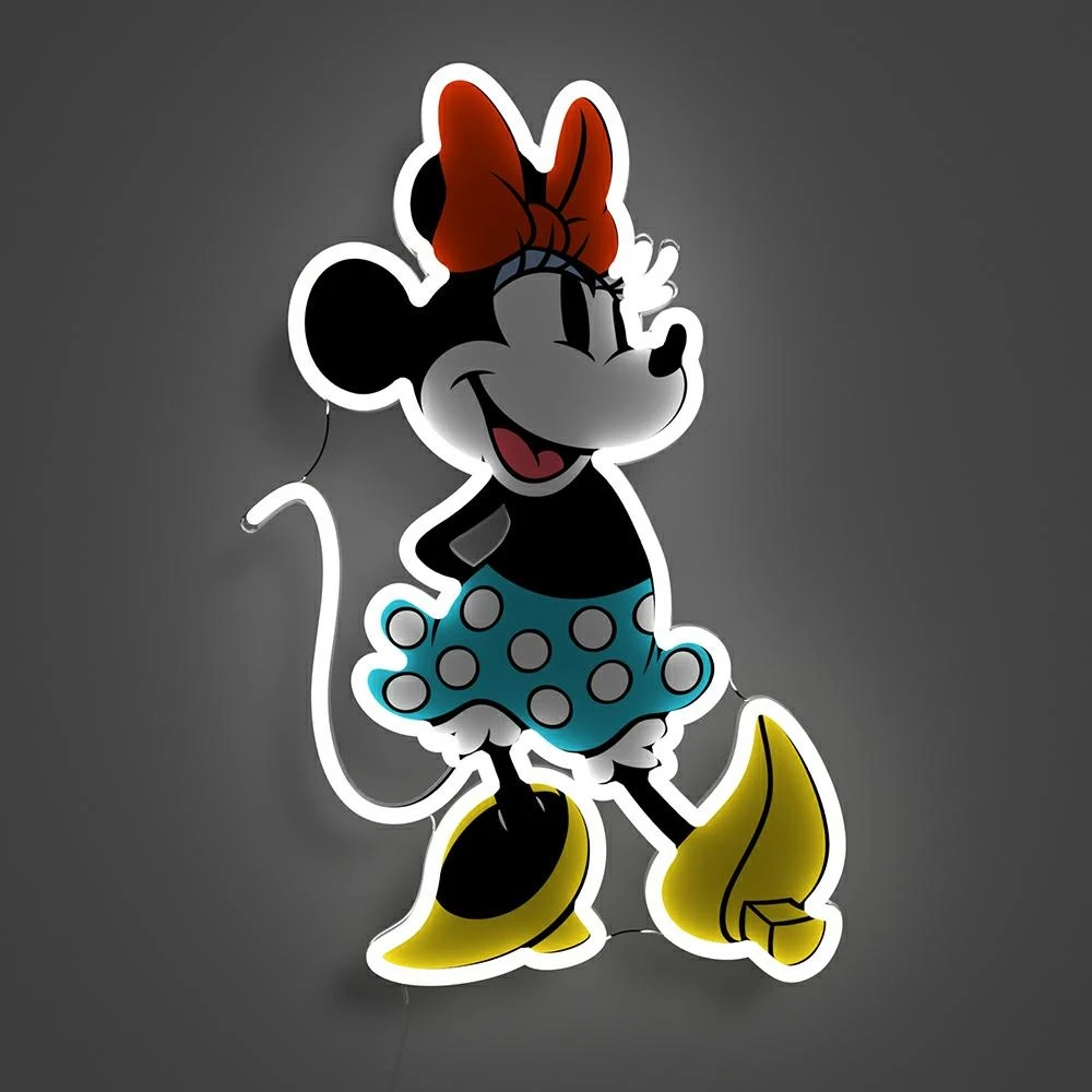 Yellowpop Neoninis geltonasis Disney Minnie pilnas kūnas