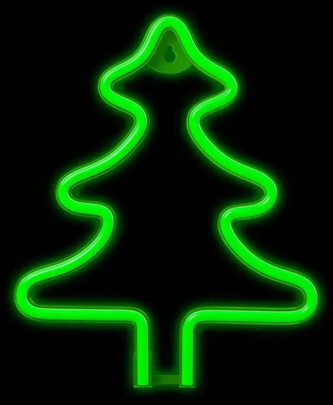 Neon LED Kalėdinė eglutė žalia FLNE16 Forever Light