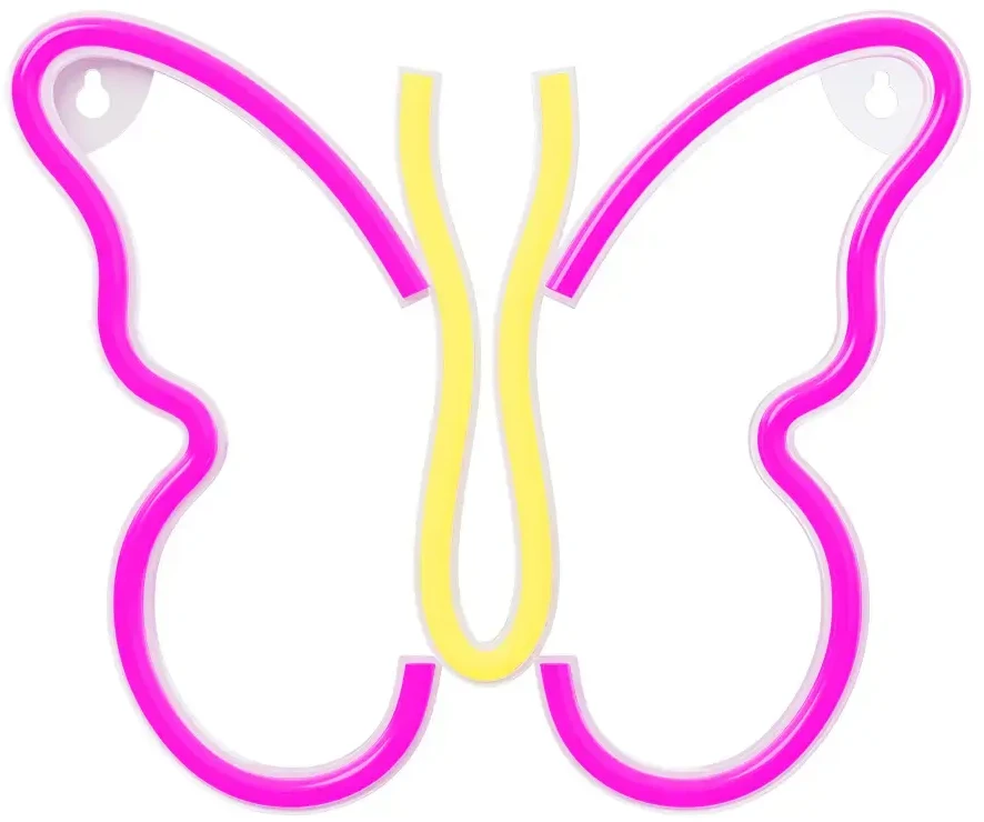 Neoninis LED šviestuvas BUTTERFLY rožinis NNE03 Neolia