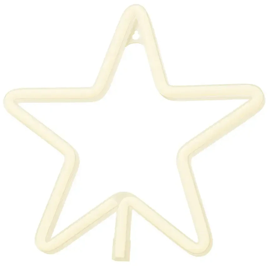 TelForceone Neoninė LED KALĖDINĖ PENKIAKAMPĖ ŽVAIGŽDĖ šilta balta FLNE22 Forever Light