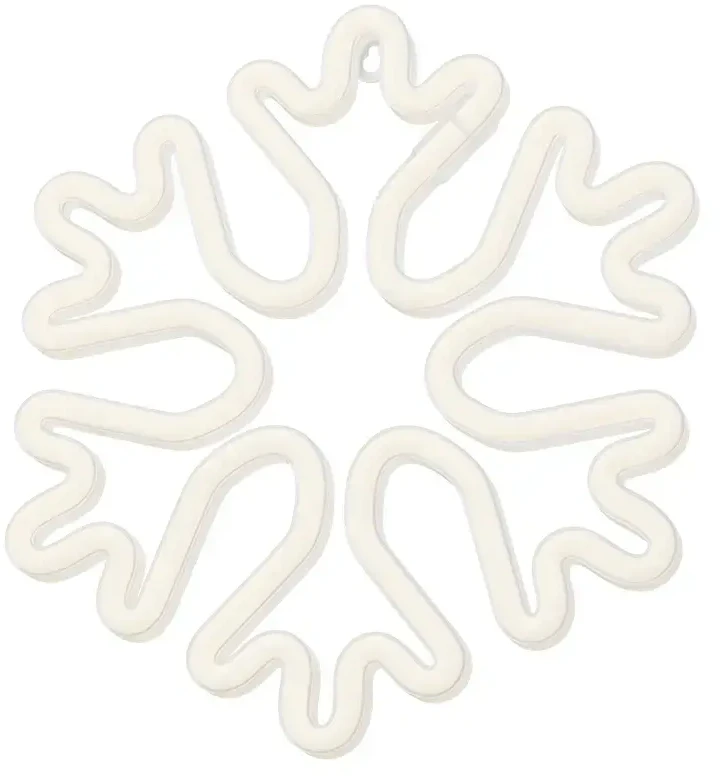 Neon LED Kalėdų snaigė balta FLNE20 Forever Light