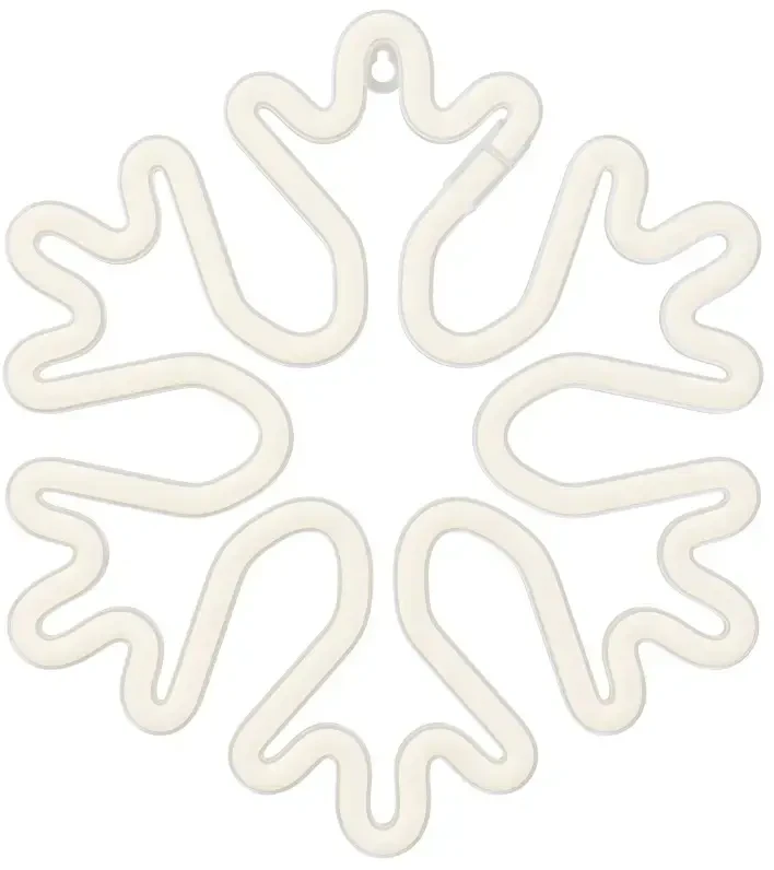 Neon LED Kalėdų snaigė balta FLNE20 Forever Light