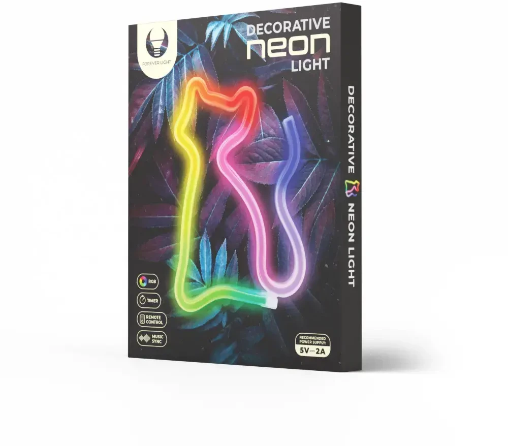 Neoninis LED RGB CAT FLRN03 + RC Forever Light