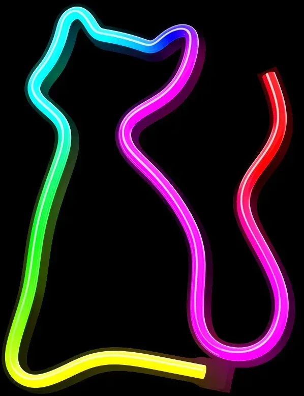 Neoninis LED RGB CAT FLRN03 + RC Forever Light