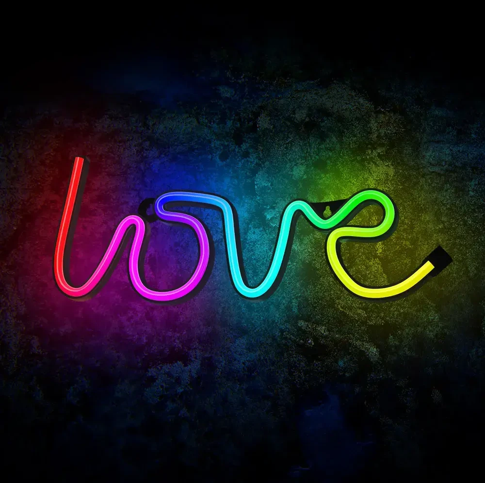 Neoninis LED RGB LOVE FLRN01 + RC Forever Light