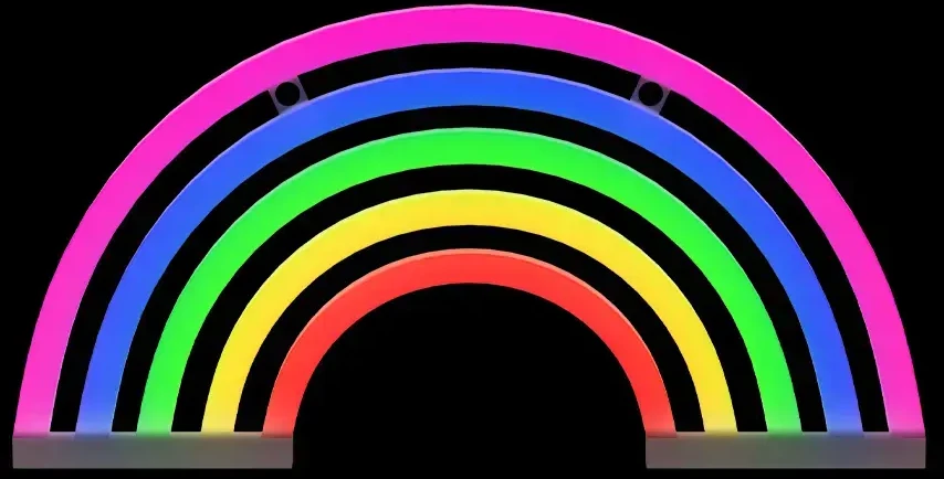 Neoninė LED lemputė RAINBOW 5 spalvų FLNE14X Forever Light