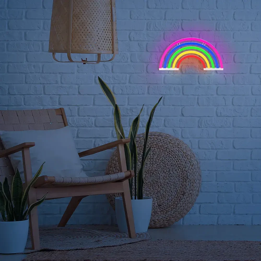 Neoninė LED lemputė RAINBOW 5 spalvų FLNE14X Forever Light