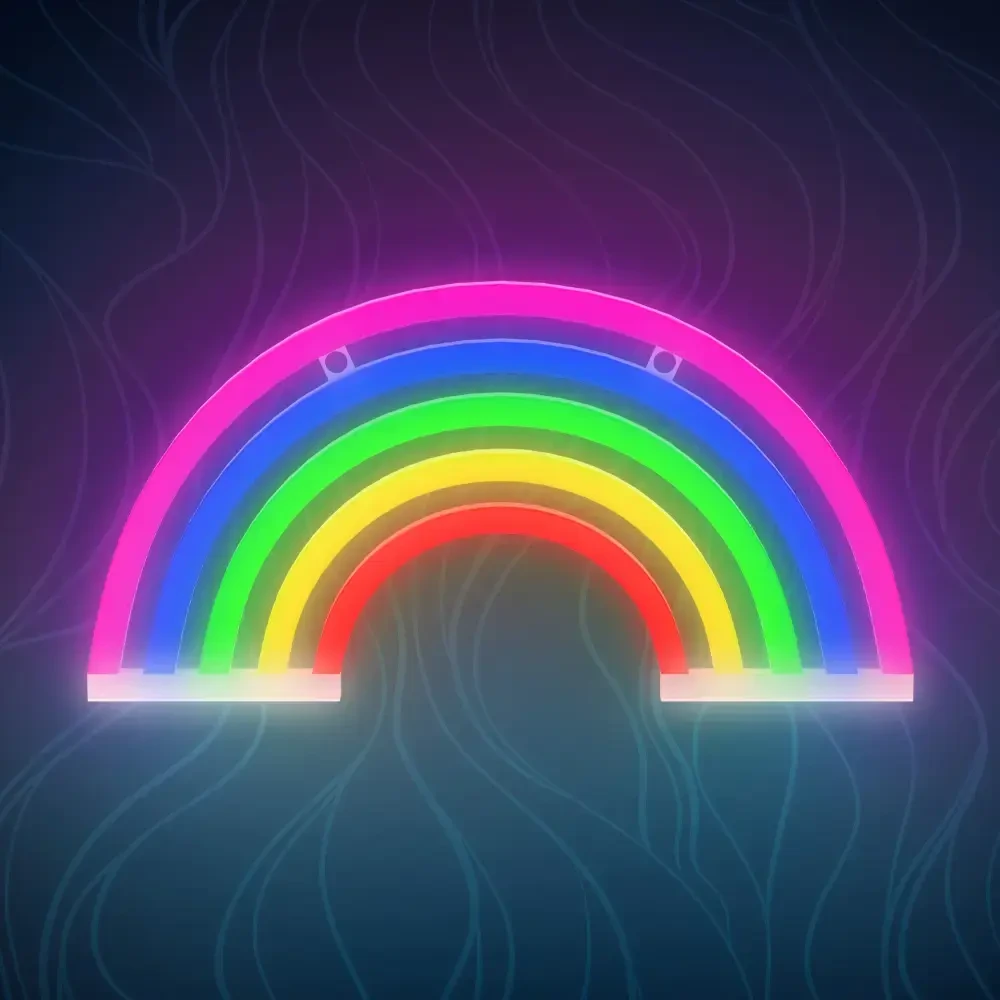 Neoninė LED lemputė RAINBOW 5 spalvų FLNE14X Forever Light