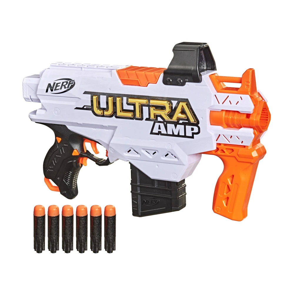 „Nerf Ultra AMP Launcher + 6“ putplasčio kasetės