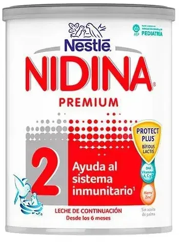 "Nestlé" tęstinis pienas "Nidina 2 Premium" 800g