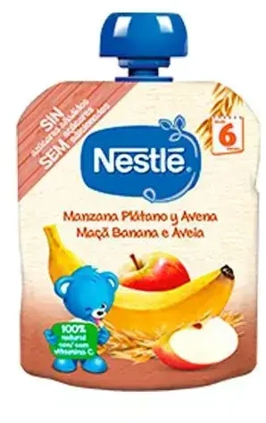 "Nestle Naturnes Apple Banana Oatmeal" avižinė košė 90g