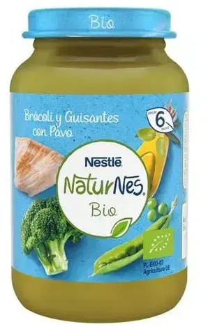 Nestlé Vaikų maistas Brokoliai, Žirniai ir Kalakutiena 190g
