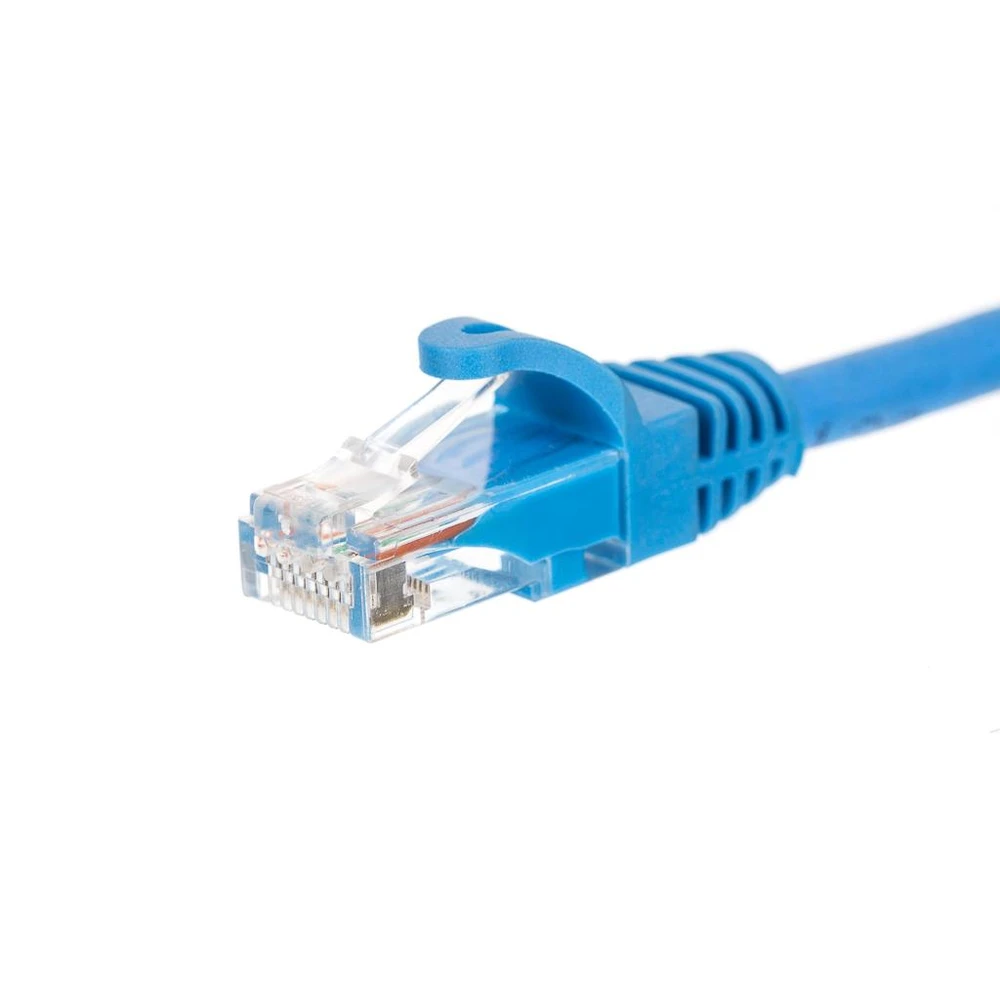 NETRACK BZPAT2UB pataisomasis kabelis RJ45 beknis Cat 5e UTP 2m mėlynas