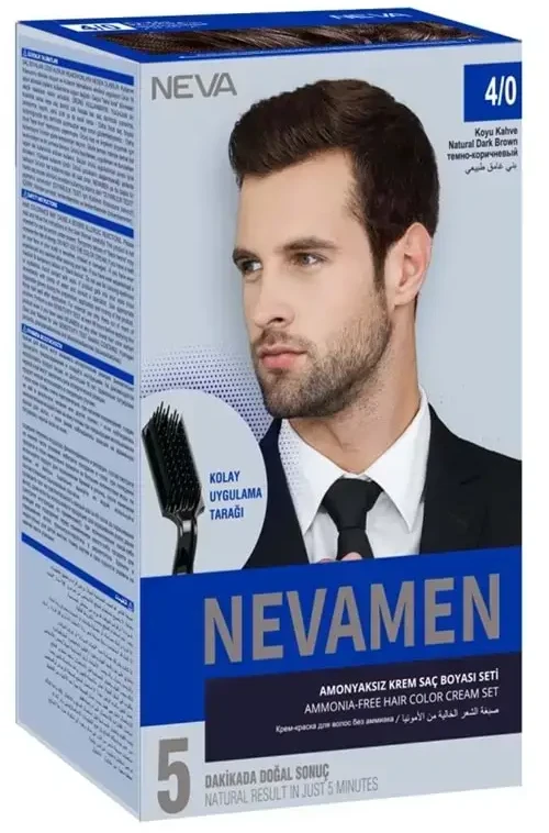 Neva Nevamen Semi-Permanent Hair Dye 4/0 , 150 ml