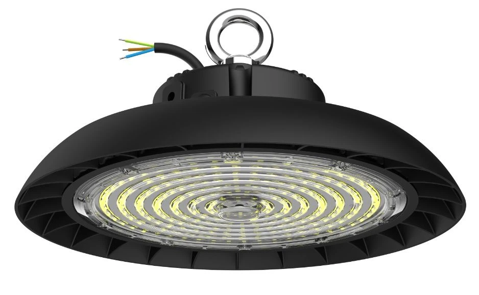 Eurolight 200W LED pramoninis UFO šviestuvas, juodas, 4000K, dimeriuojamas