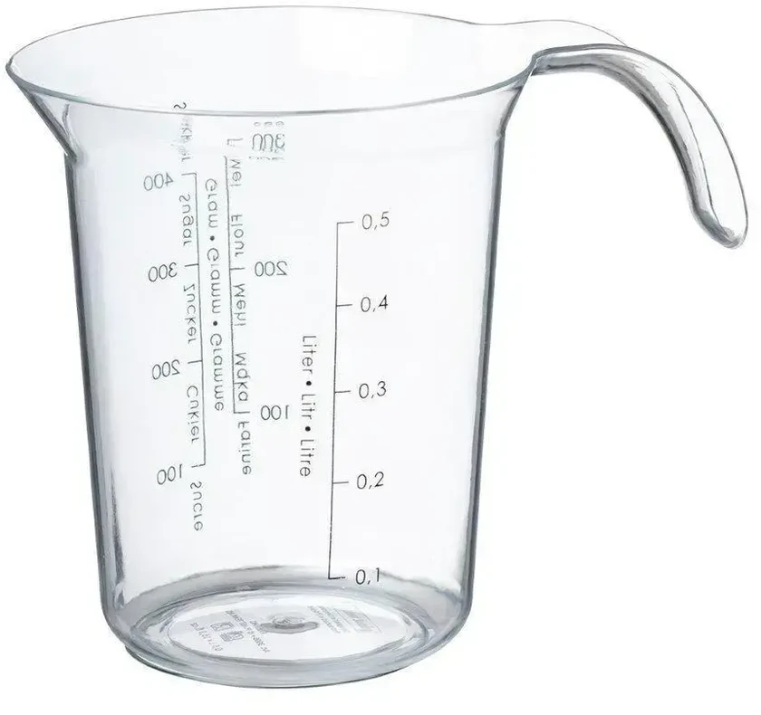 NHG Plast Team Measurement Dunk su išmatavimu 0,5l
