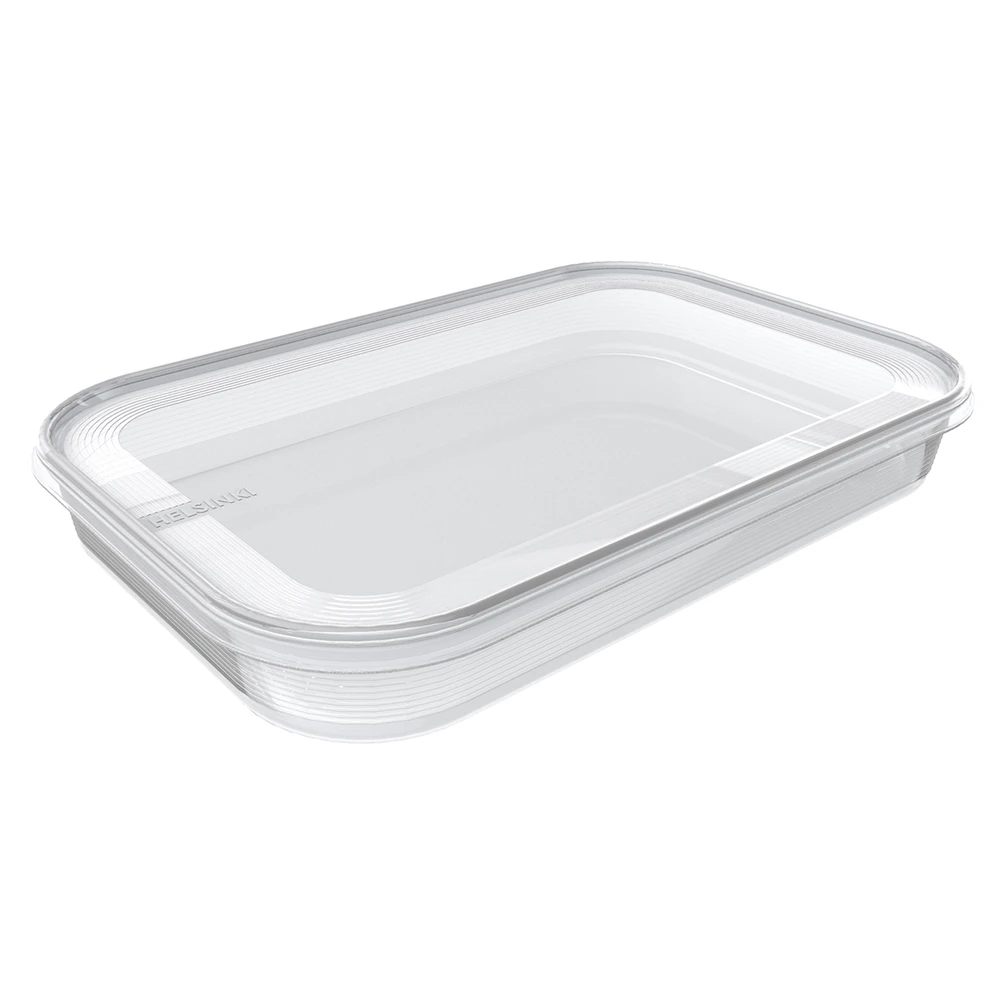 NHG Plastikinė dėžutė maistui užšaldyti Plast Team 1.5l/29.5x19x3.9cm Helsinki