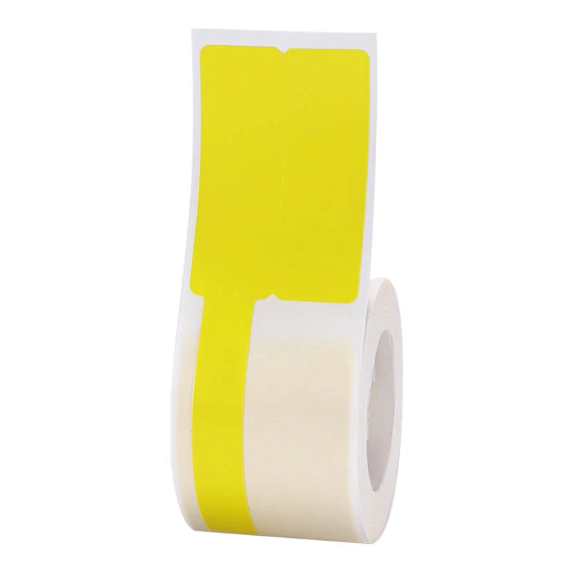 Niimbot termo lipdukai 25x38+40, 100C vnt (geltonas)