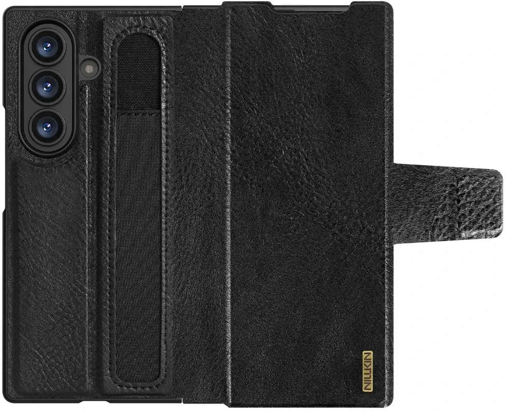 Nillkin Aoge dėklas skirtas Samsung Galaxy Z Fold 7 juodos spalvos