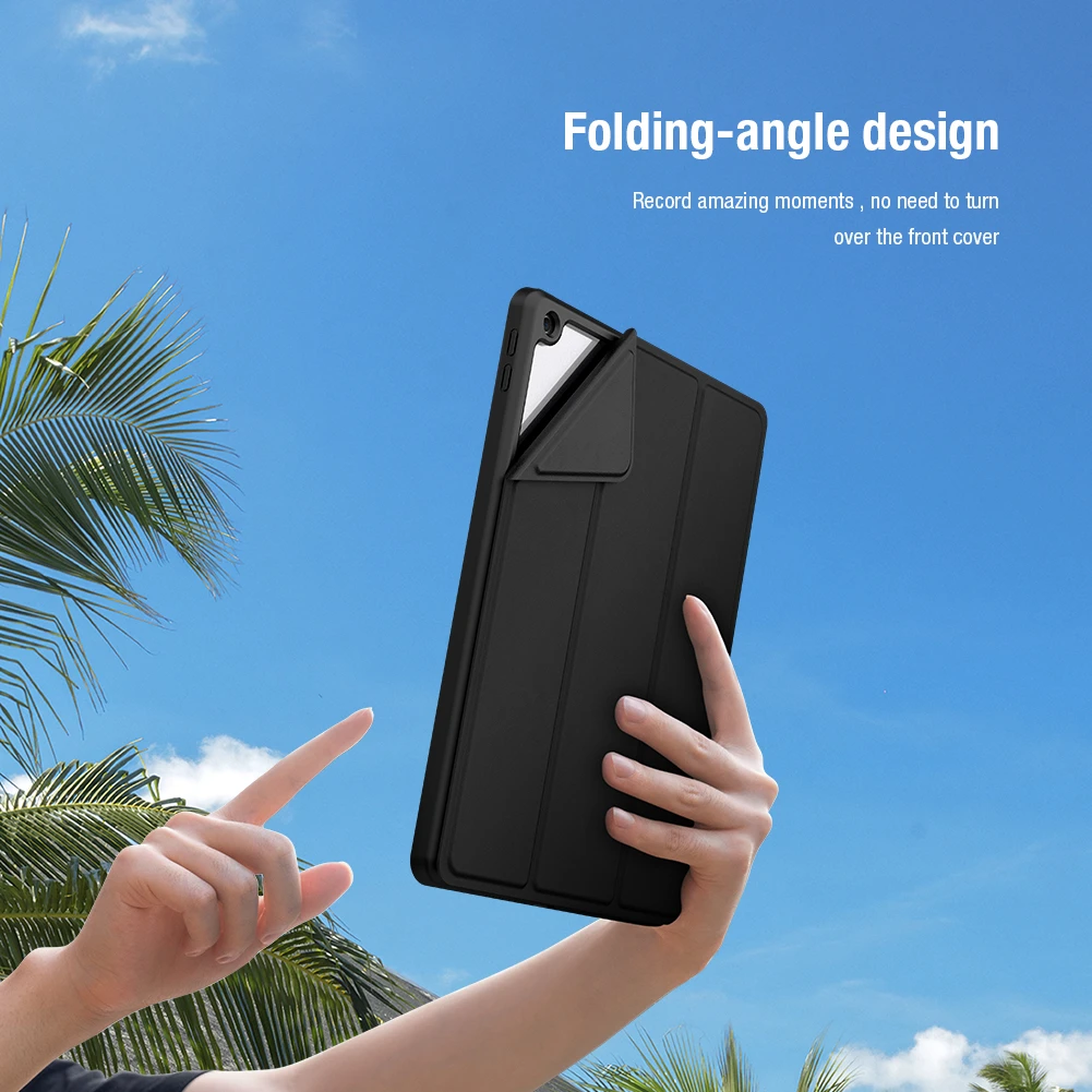 Dėklas Nillkin Bevel Leather Apple iPad 10.2 2021/iPad 10.2 2020/iPad 10.2 2019 juodas