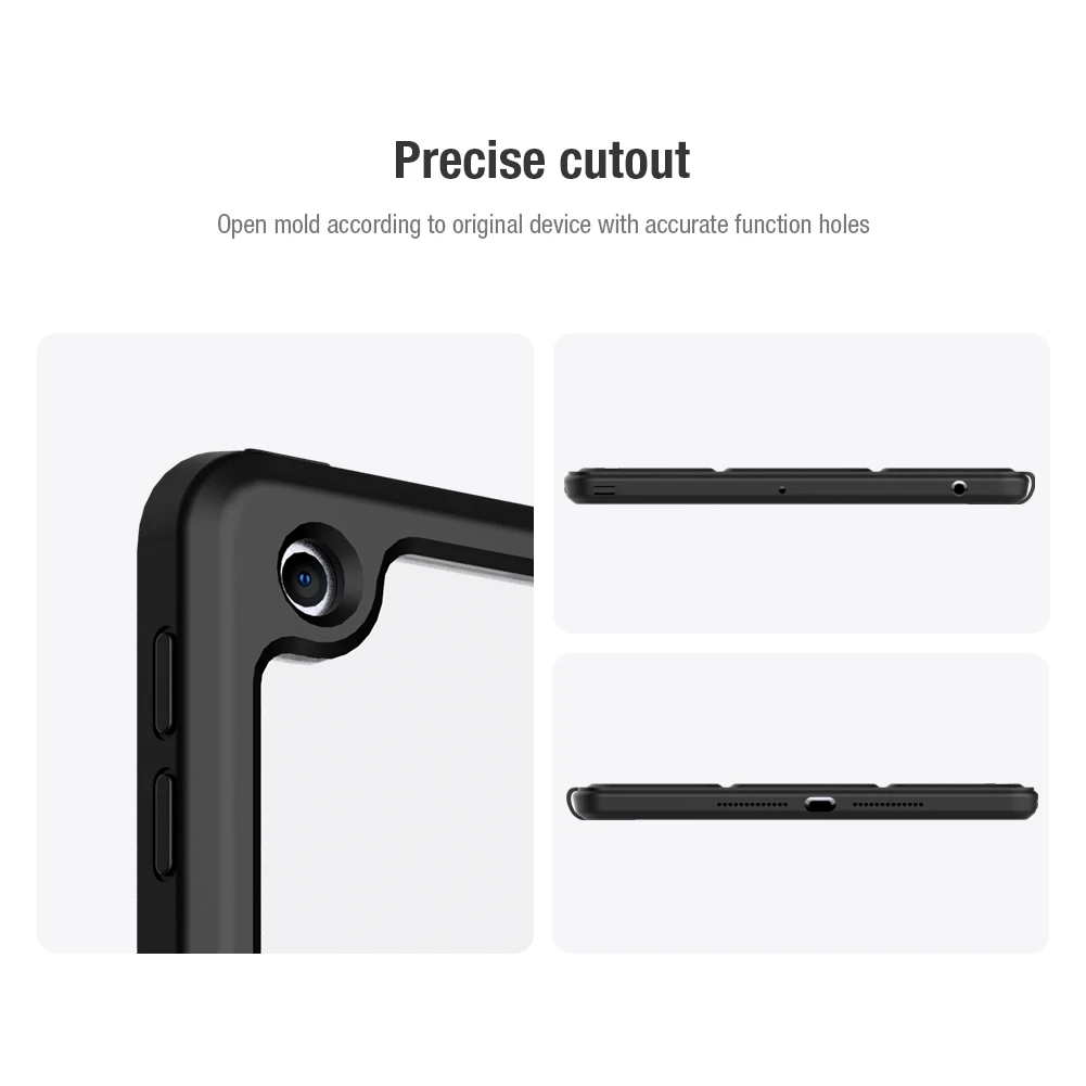 Dėklas Nillkin Bevel Leather Apple iPad 10.2 2021/iPad 10.2 2020/iPad 10.2 2019 juodas