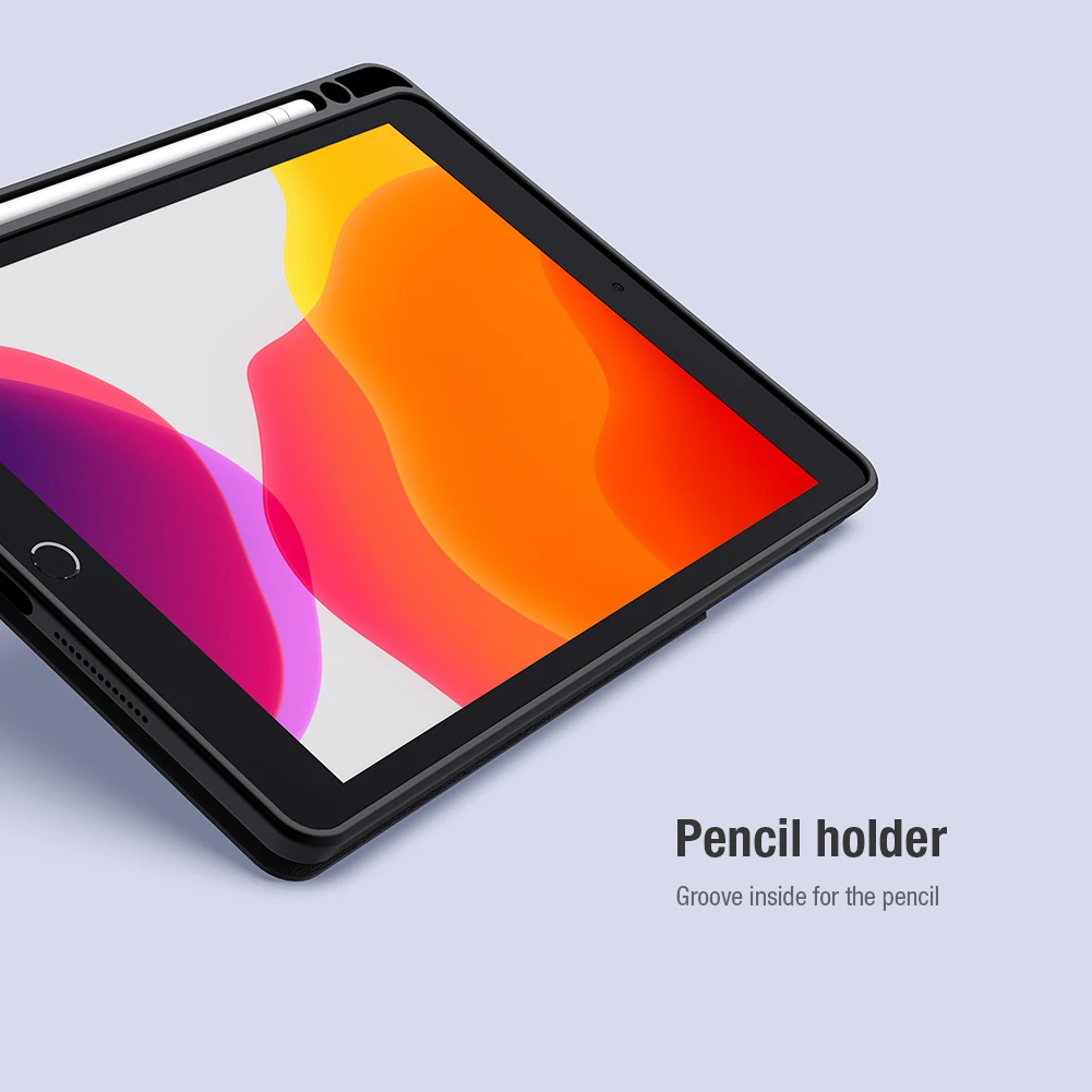 Dėklas Nillkin Bevel Leather Apple iPad 10.2 2021/iPad 10.2 2020/iPad 10.2 2019 juodas