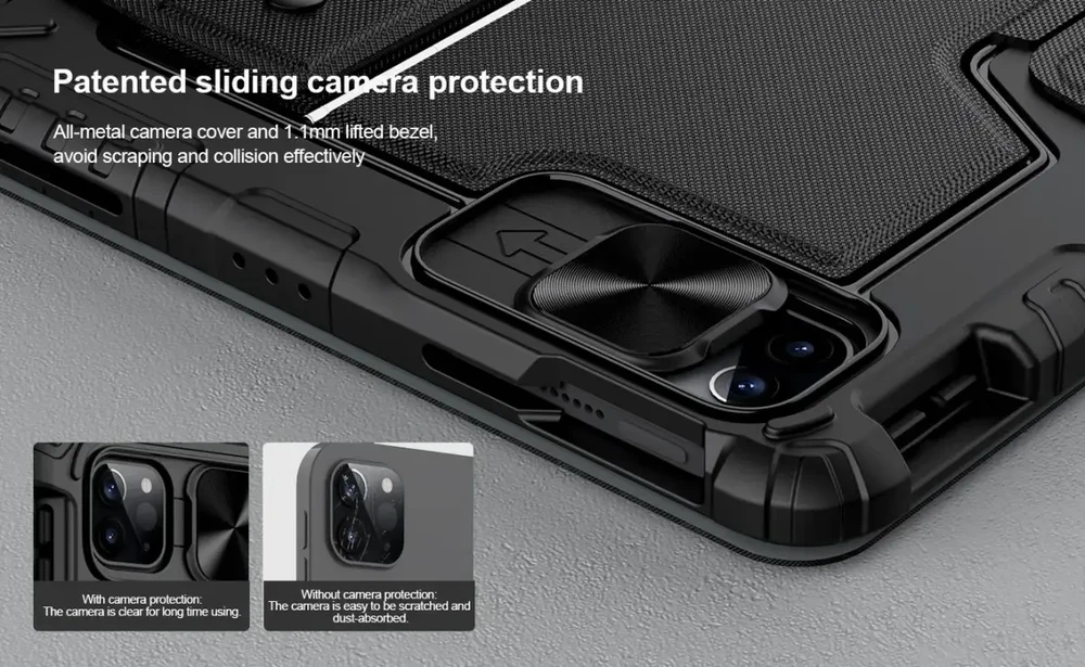Nillkin dėklas su klaviatūra, skirtas Ipad 10.9" (juodas)