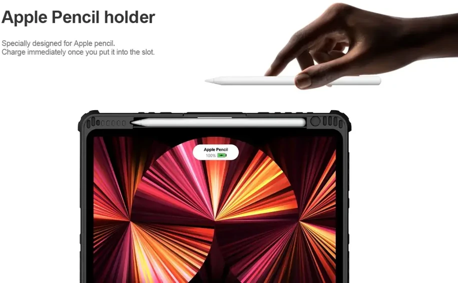 Nillkin dėklas su klaviatūra, skirtas Ipad 10.9" (juodas)