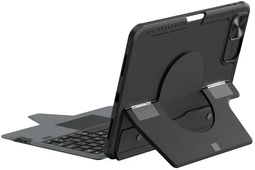 Nillkin Bumper Combo PRO Keyboard Dėklas (Backlit Version) skirtas iPad 10.9./11 2025 juodos spalvos