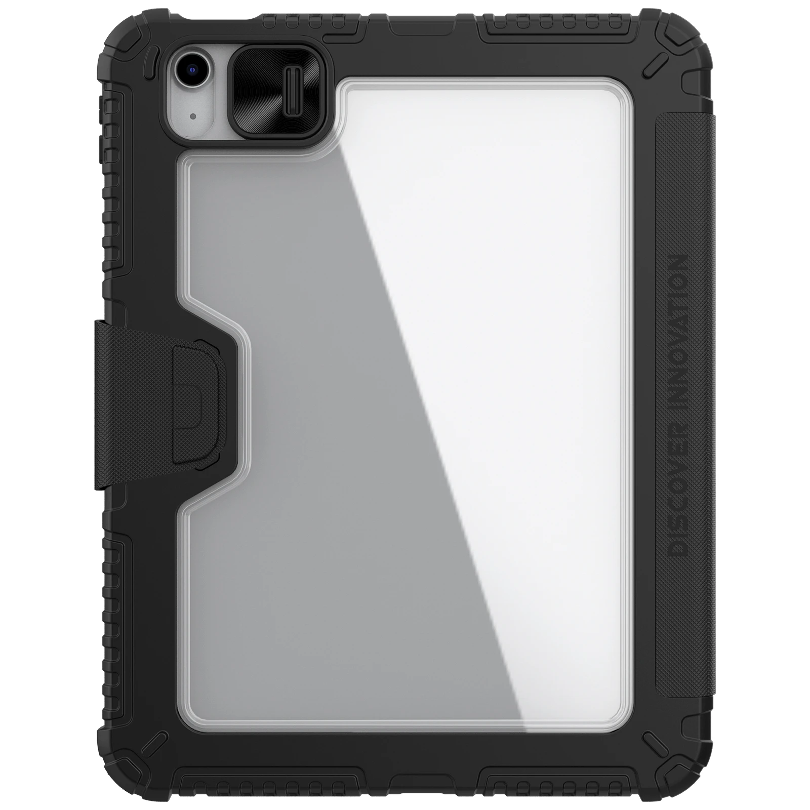 Nillkin Bumper PRO apsauginis stovo dėklas iPad 10.9 2022/11 2025 Juodas
