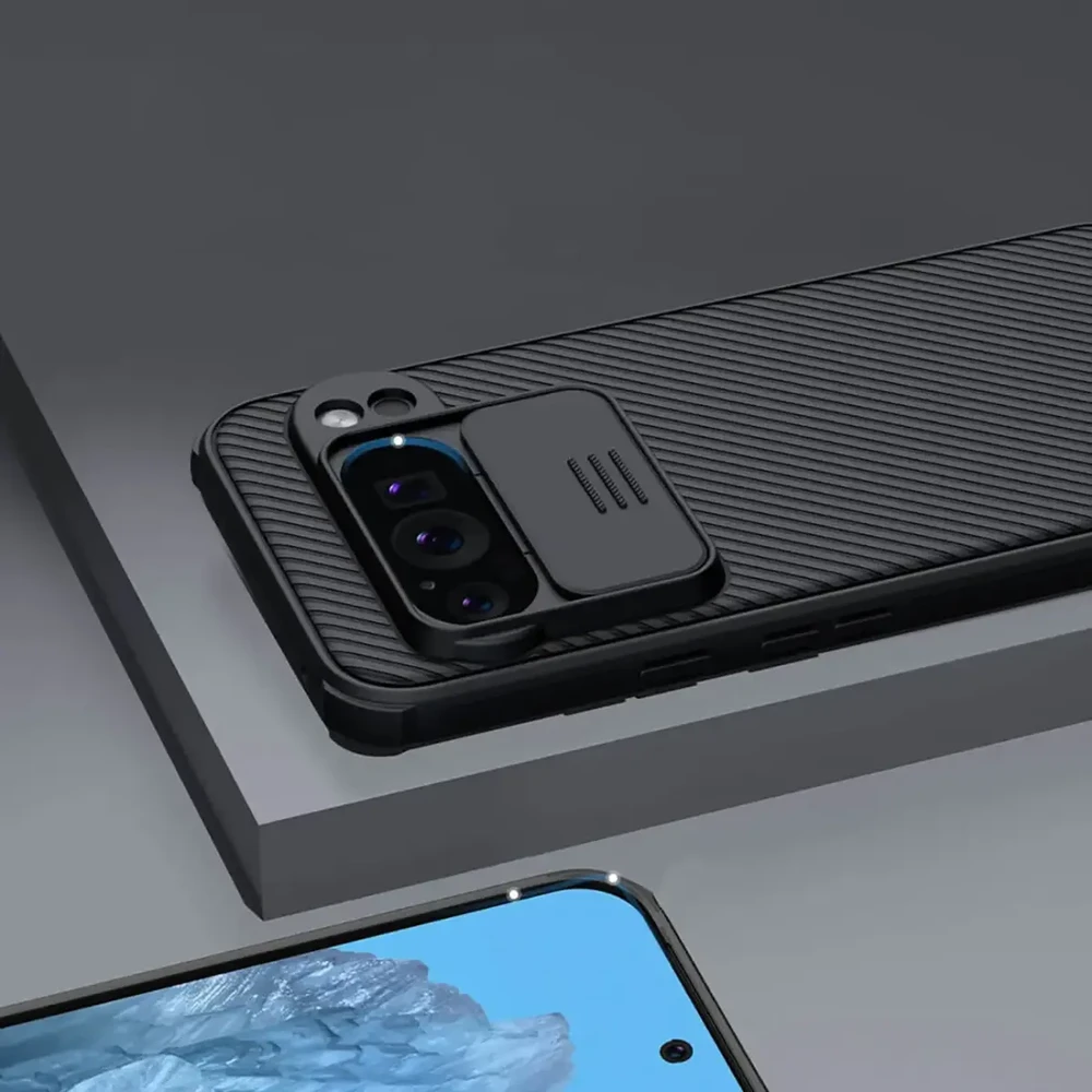 Nillkin CamShield PRO Google Pixel 9 Pro dėklas telefonui juodos spalvos