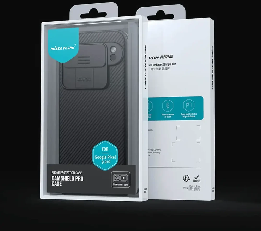 Nillkin CamShield PRO Google Pixel 9 Pro dėklas telefonui juodos spalvos