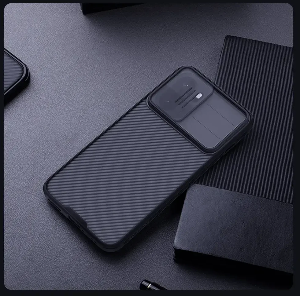 Nillkin CamShield PRO Hard dėklas skirtas OnePlus 15R skaidrus juodos spalvos