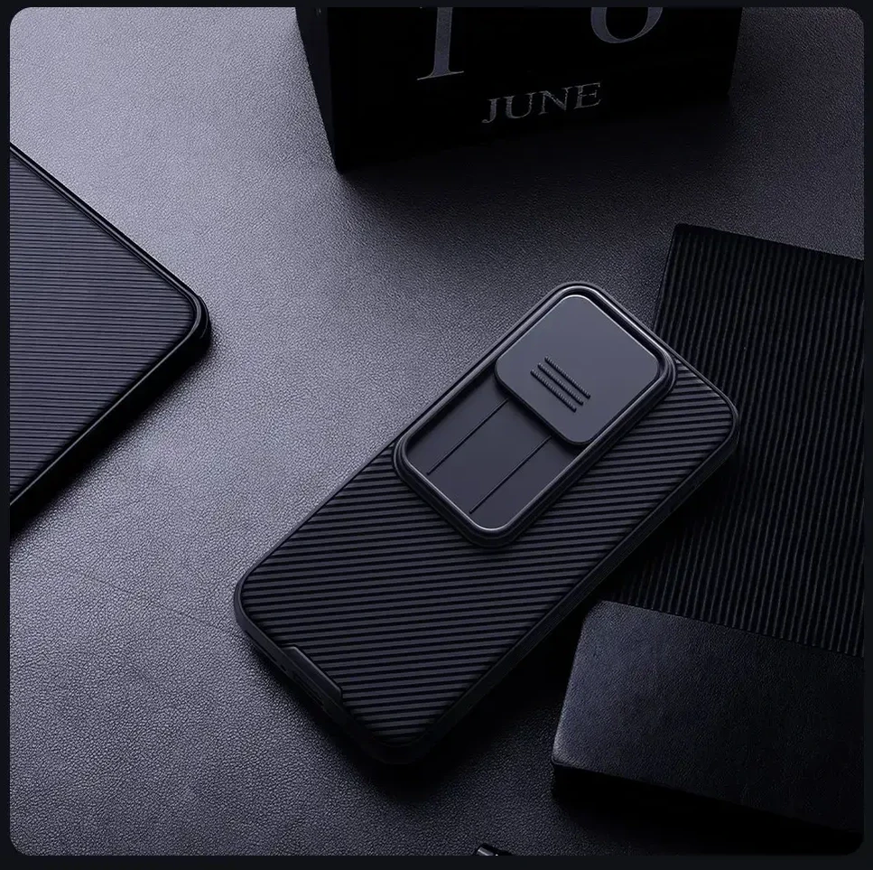 Nillkin CamShield PRO Hard dėklas skirtas OnePlus 15 juodos spalvos