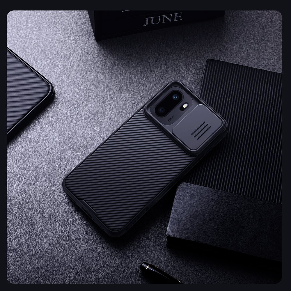 Nillkin CamShield PRO Hard dėklas skirtas OnePlus 15R juodos spalvos