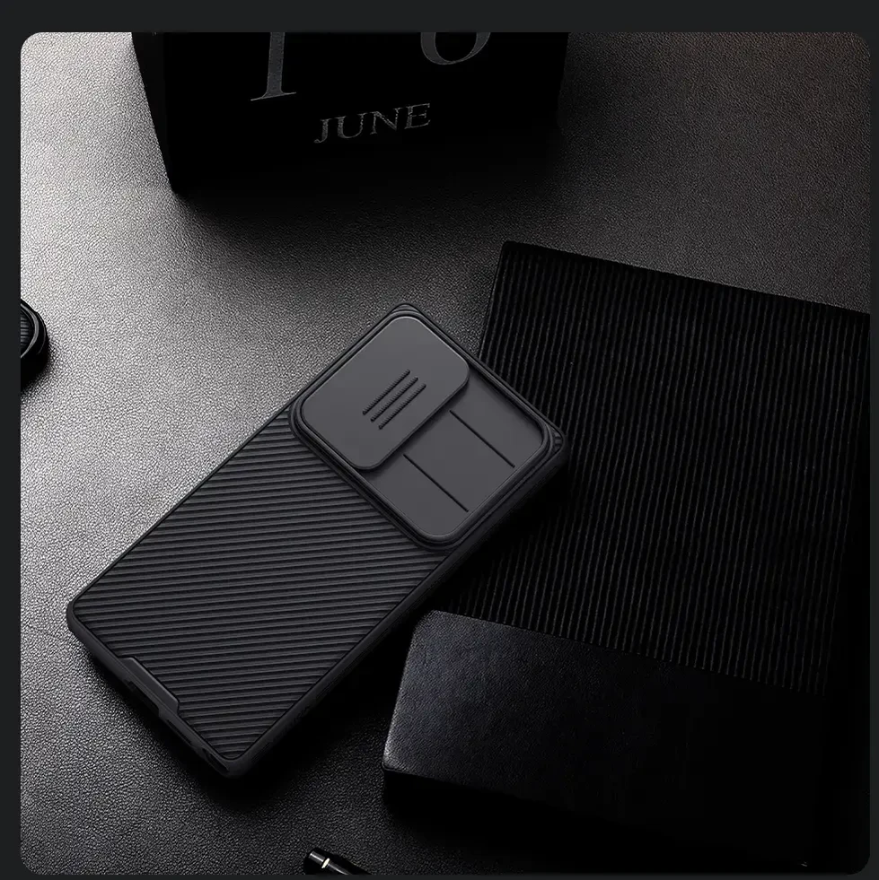 Nillkin CamShield PRO Hard Samsung Galaxy S25 Ultra dėklas telefonui juodos spalvos