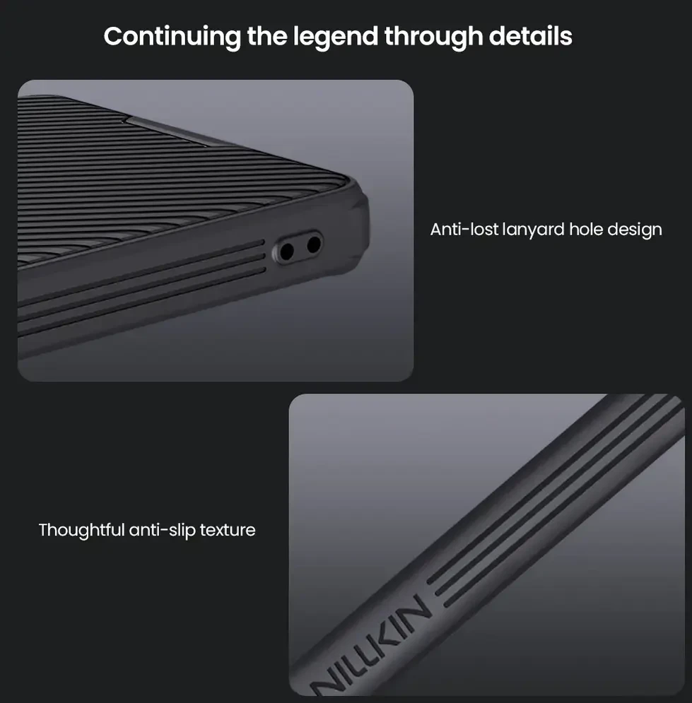 Nillkin CamShield PRO Hard Samsung Galaxy S25 Ultra dėklas telefonui juodos spalvos