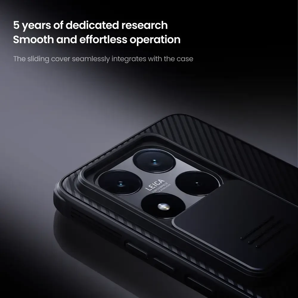 Nillkin CamShield PRO Hard Xiaomi 14T dėklas telefonui juodos spalvos