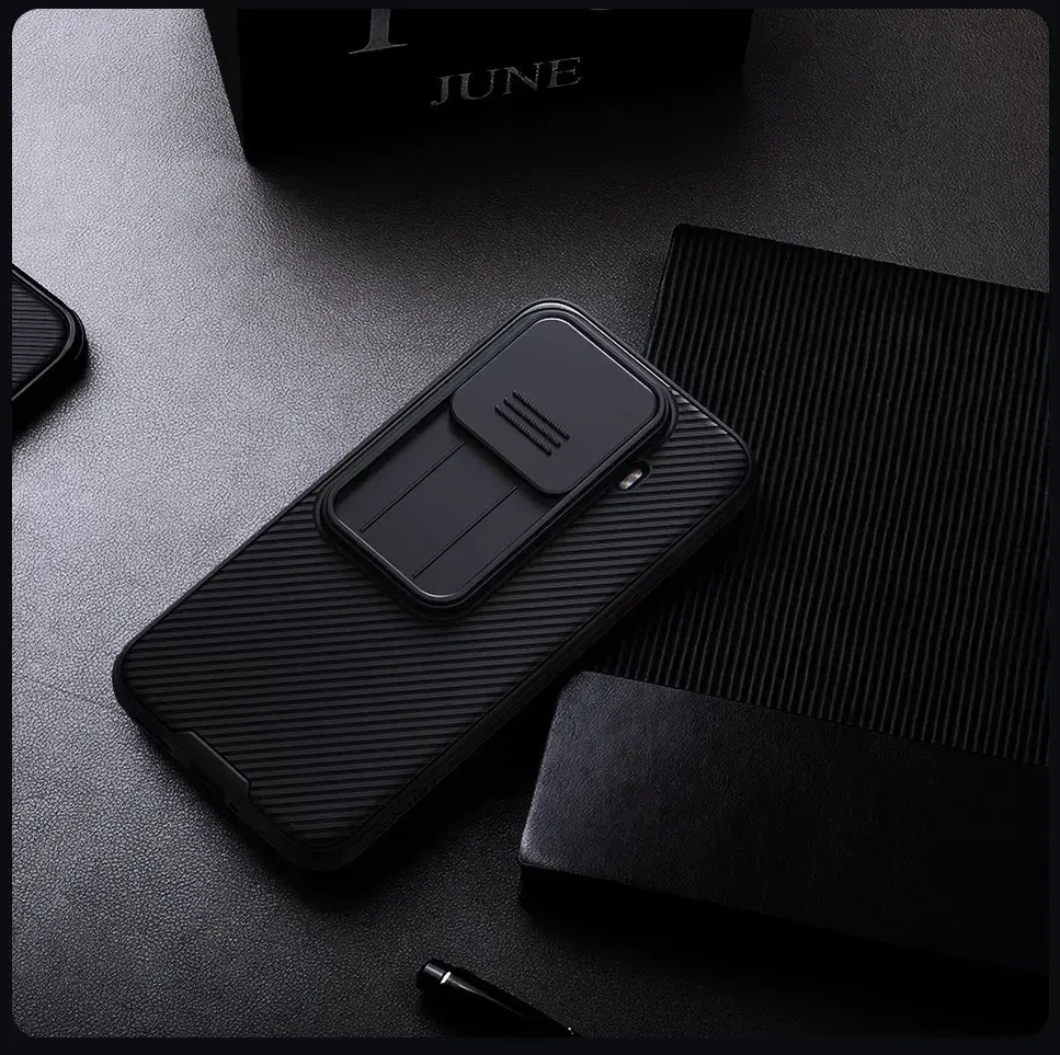Nillkin CamShield PRO Hard dėklas skirtas Xiaomi 15T Pro juodos spalvos