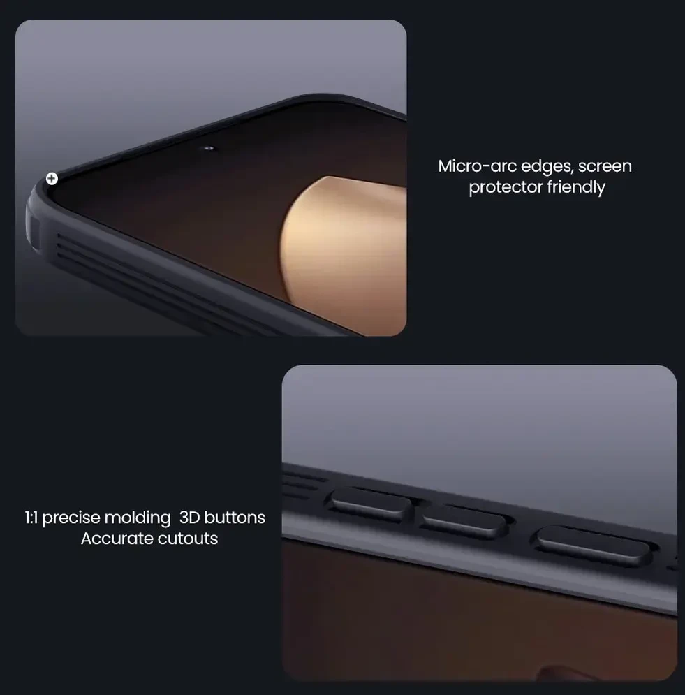 Nillkin CamShield PRO Hard dėklas skirtas Xiaomi 15T Pro Transparent juodos spalvos