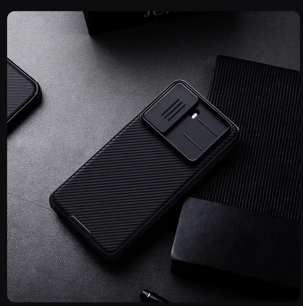 Nillkin CamShield PRO Magnetic Hard dėklas skirtas Poco X7 Pro 5G juodos spalvos