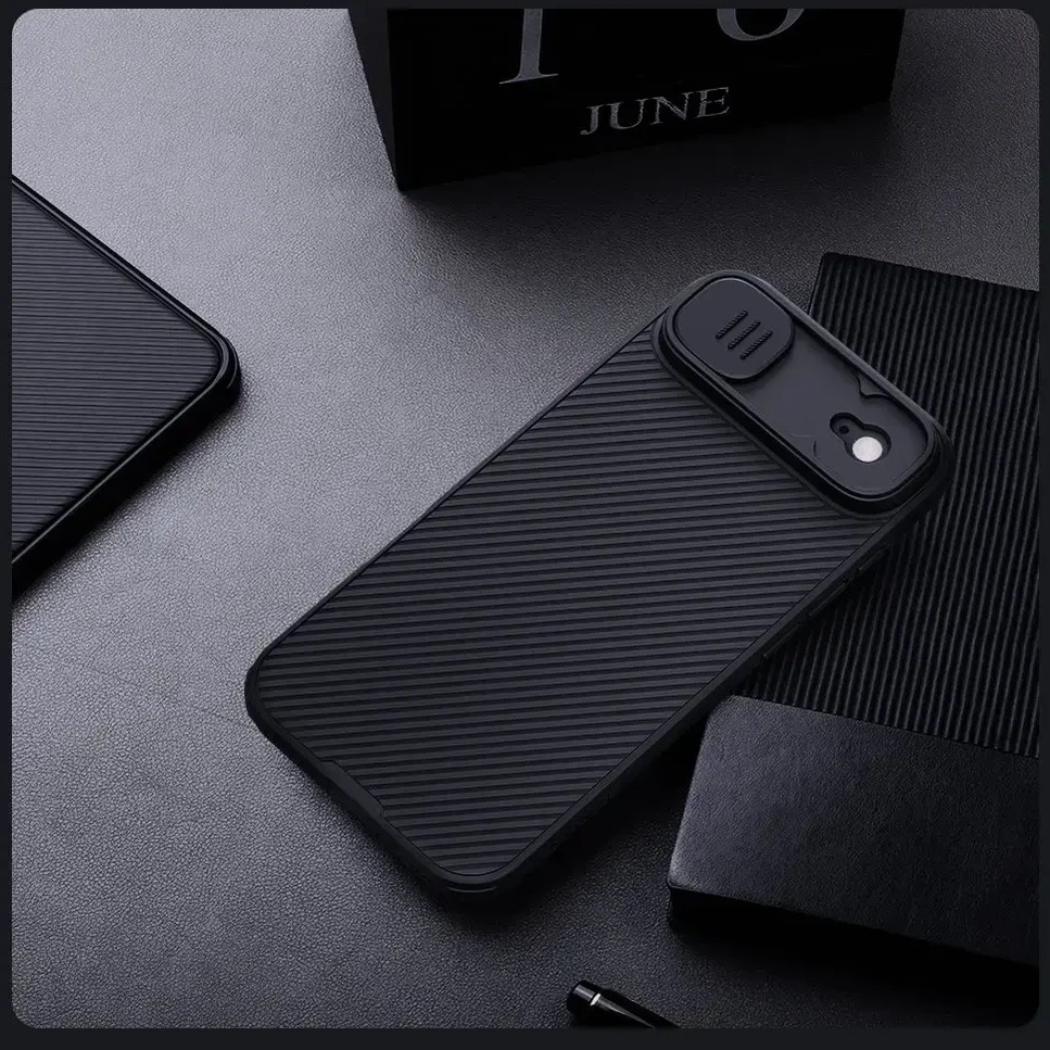 Nillkin CamShield PRO Magnetic Hard dėklas skirtas Apple iPhone Air juodos spalvos