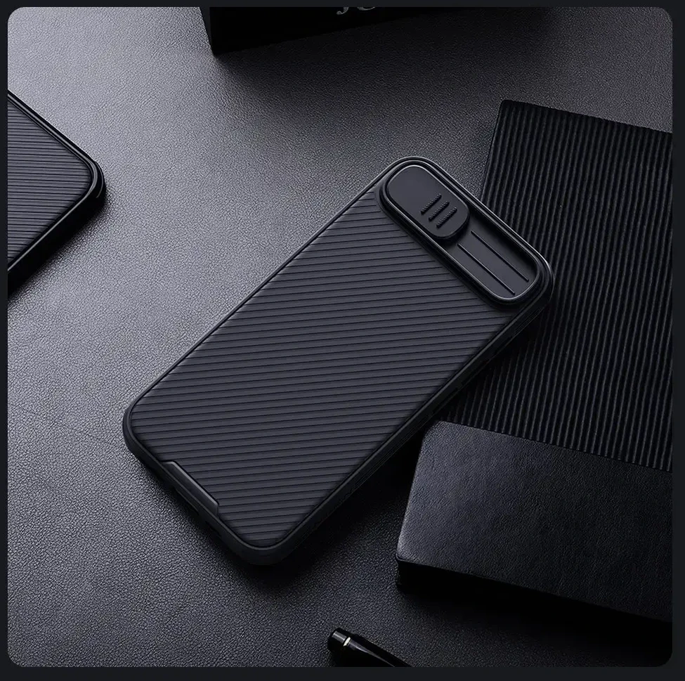 Nillkin CamShield Pro Magnetic Apple iPhone 16e – dėklas telefonui juodos spalvos