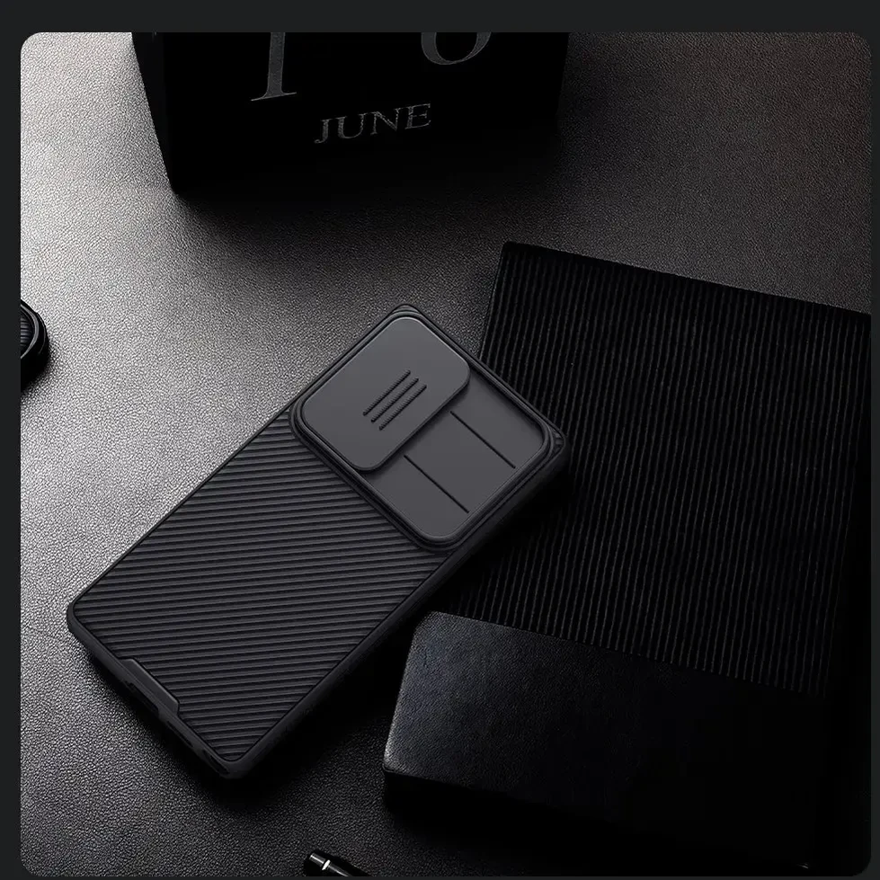 Nillkin CamShield PRO Magnetic Hard dėklas skirtas Samsung Galaxy S25 Ultra juodos spalvos