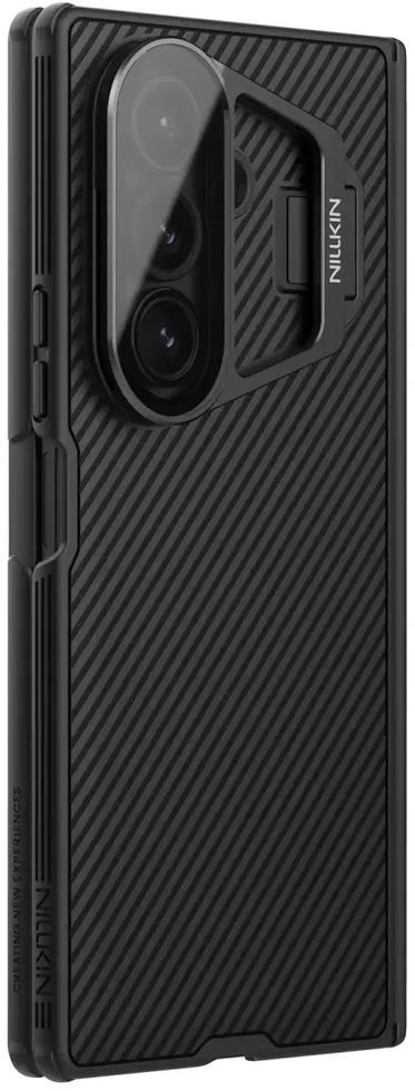 Nillkin CamShield Prop Magnetic (skaidrus Lens) dėklas skirtas Samsung Galaxy Z Fold 7 juodos spalvos