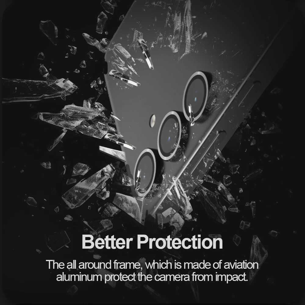 Objektyvo apsauga Nillkin, skirta Samsung Galaxy S24+ (3 dalys)