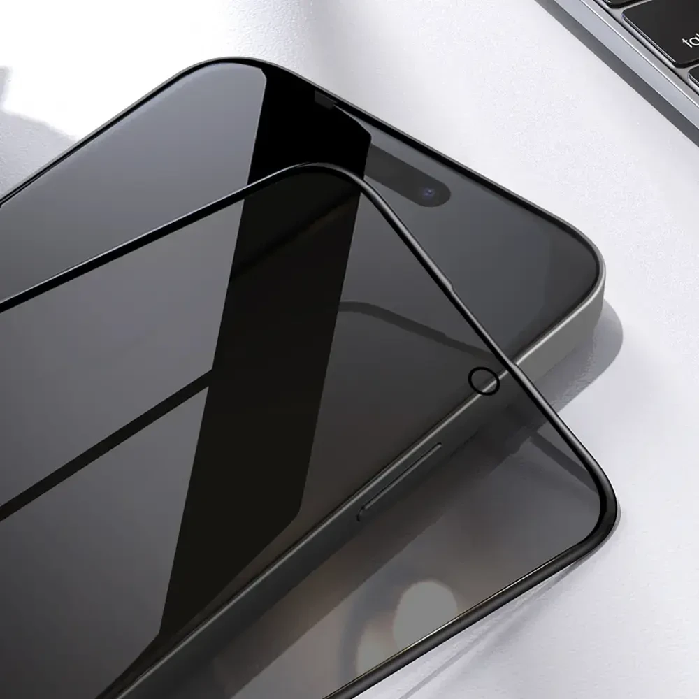 Nillkin apsauginis stiklas 0.33mm Guardian 2.5D skirtas Apple iPhone 15 Pro Max juodos spalvos