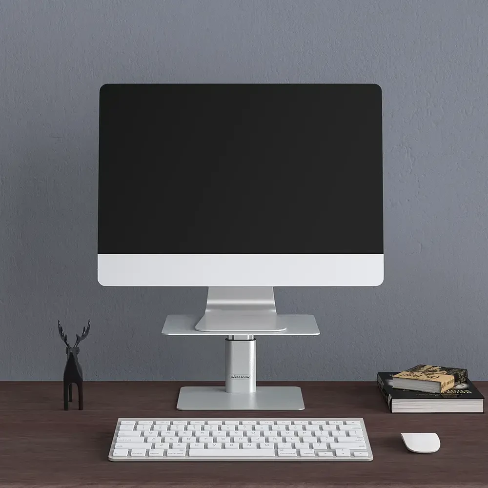 Laikiklis Nillkin HighDesk Adjustable monitoriaus stovas sidabrinės spalvos